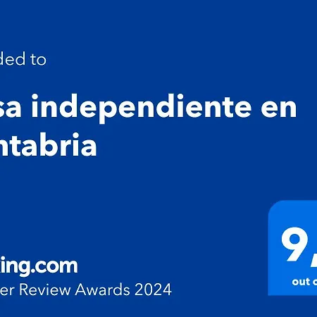 Casa Independiente En Cantabria Сasa de vacaciones Pedreña
